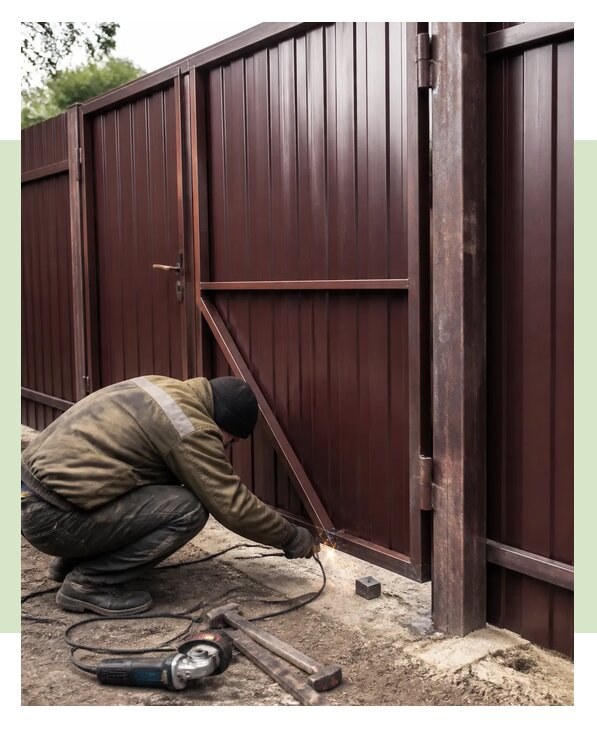 Профессиональный ремонт распашных ворот в Новоалтайске недорого